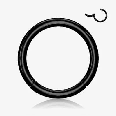 Argola clicker aço - BLACK